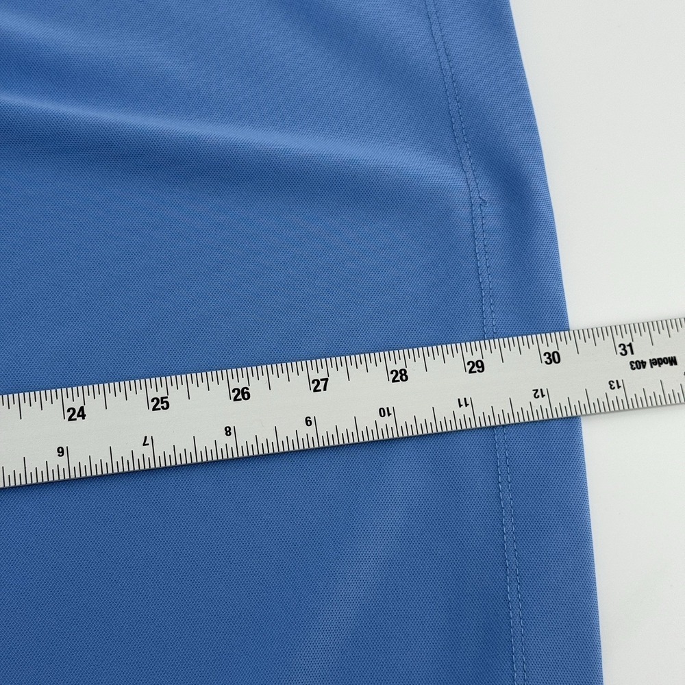 Nike Golf Mens XL Dri Fit Short Sleeve Button Polo Shirt Light Blue Casual logo - Picture 5 of 9